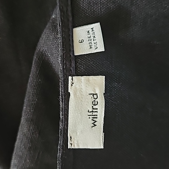 Aritzia Wilfred Brax Jumpsuit Linen Lyocell Cutout  Wide Leg Size 6 - Picture 11 of 11